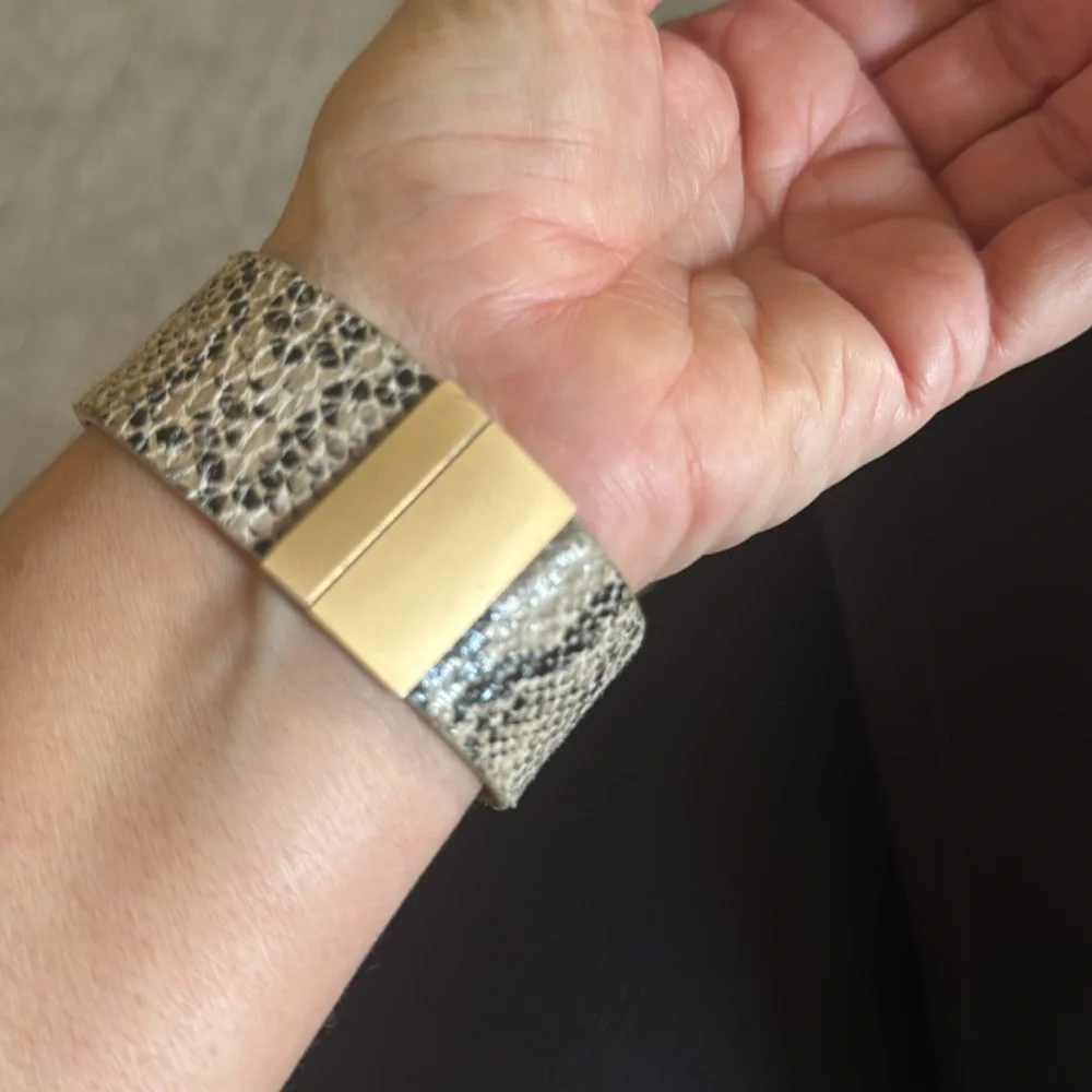 Gold and Silver Wearable stone Bracelet